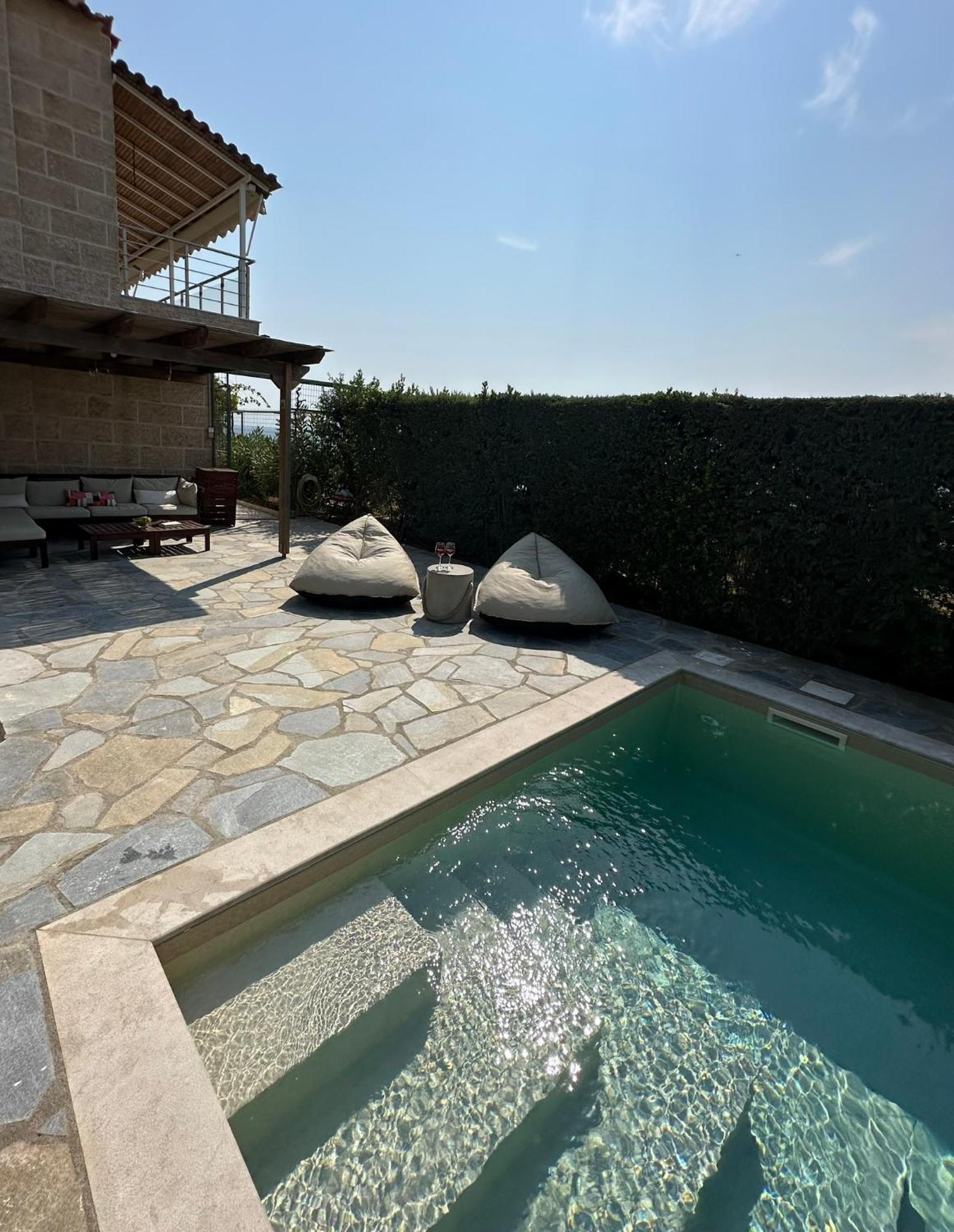 Villa Agia Marina 5M Walk To The Beach With Private Pool Exterior photo