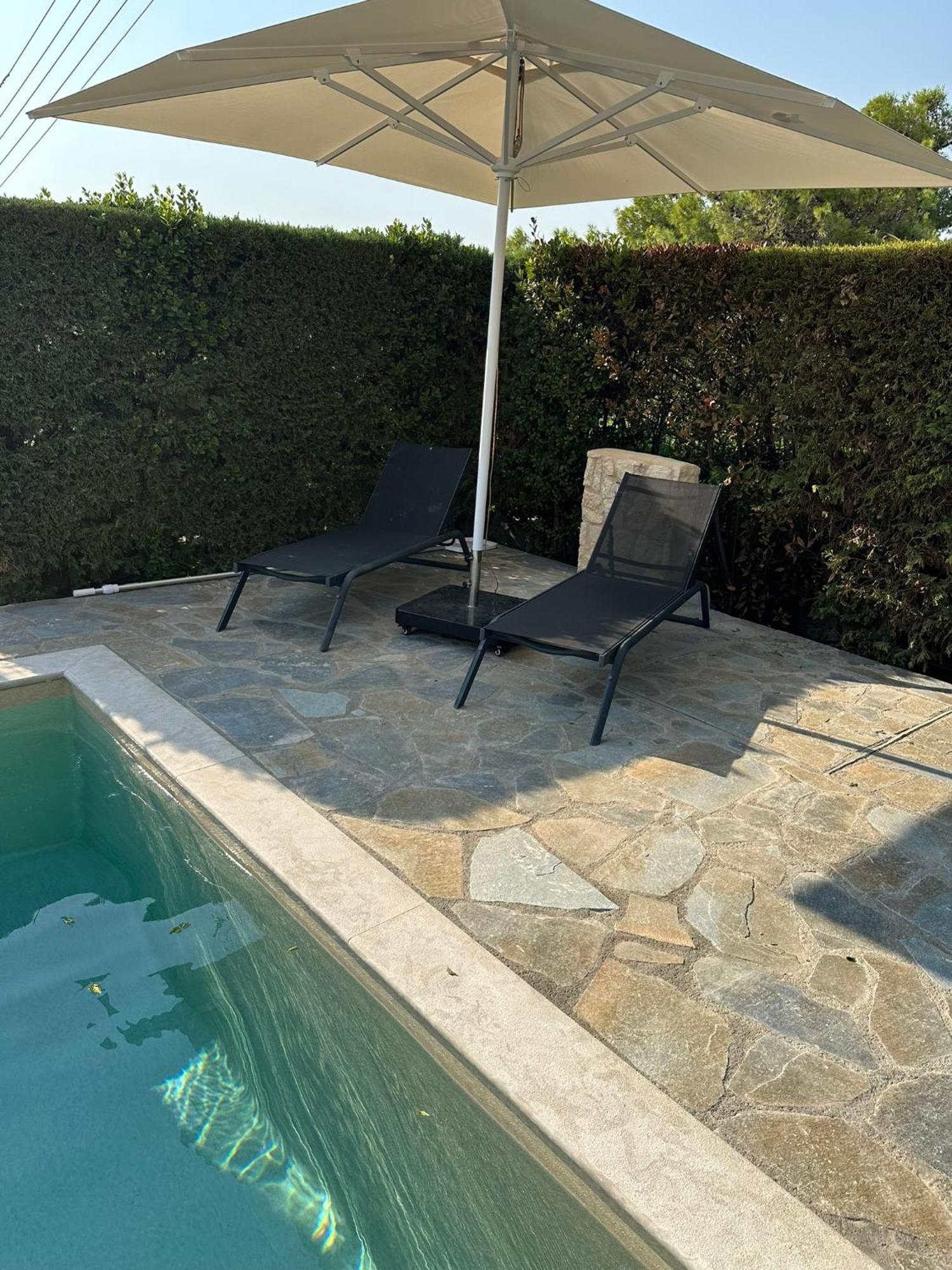 Villa Agia Marina 5M Walk To The Beach With Private Pool Exterior photo