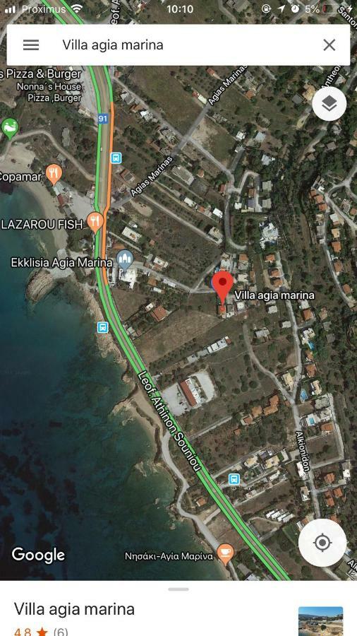 Villa Agia Marina 5M Walk To The Beach With Private Pool Exterior photo